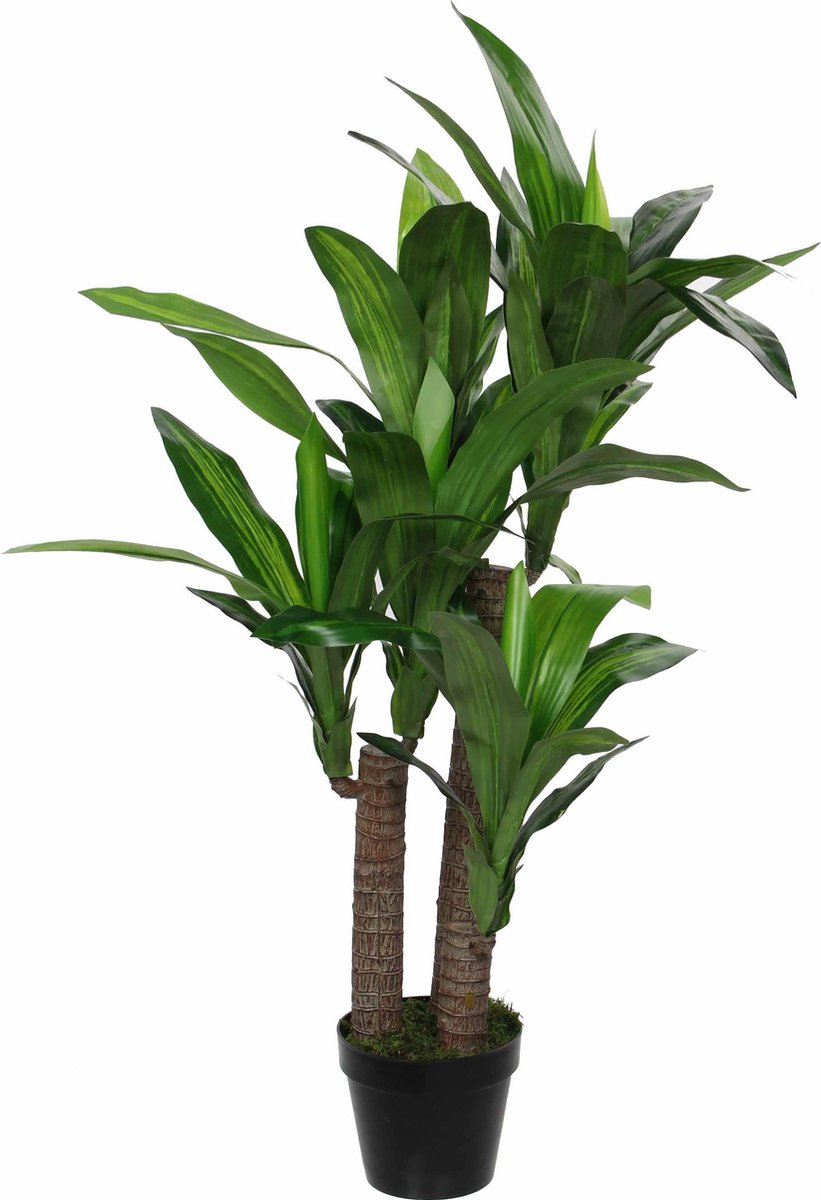 Mica decorations - dracaena kunstplant - h110 x ø60 cm