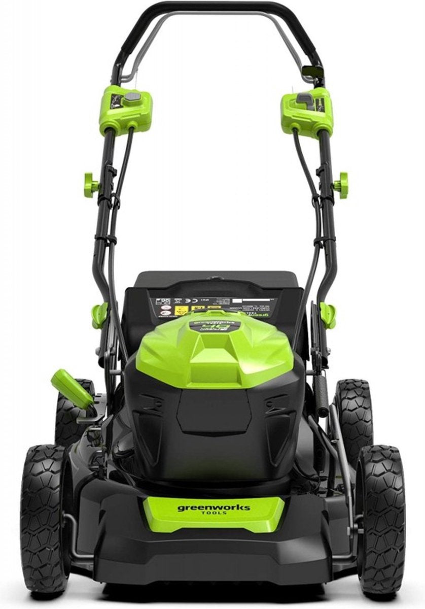 Greenworks accugrasmaaier 40 volt incl accu en lader gd40lm46spk4