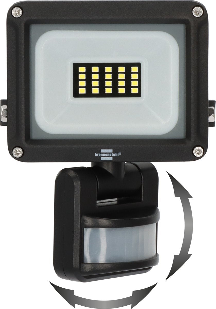 Brennenstuhl led wandlamp jaro 1060 met bewegingsmelder, ip65, 10w, 1150lm