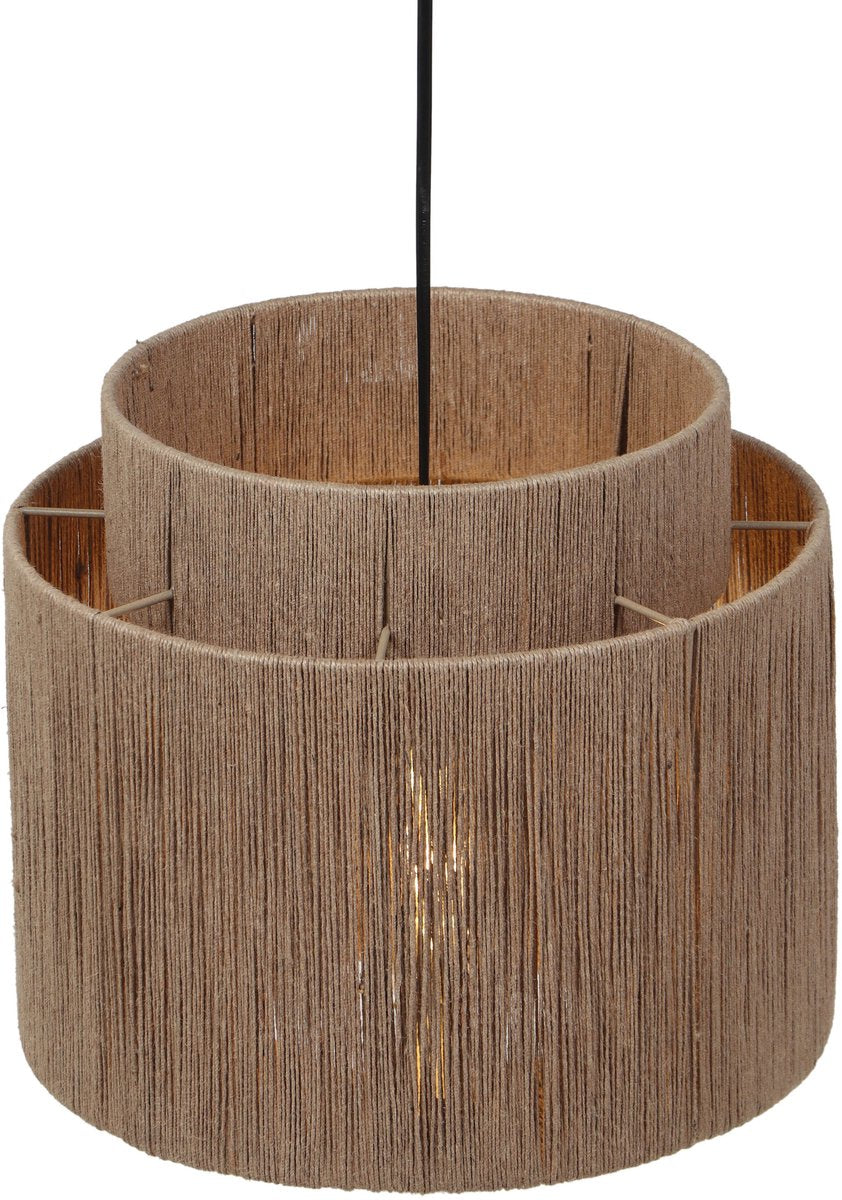 Trio smilla - hanglamp - zwart mat - excl. 1x e27 4 w - plafondbevestiging - in hoogte verstelbaar - d: 31cm