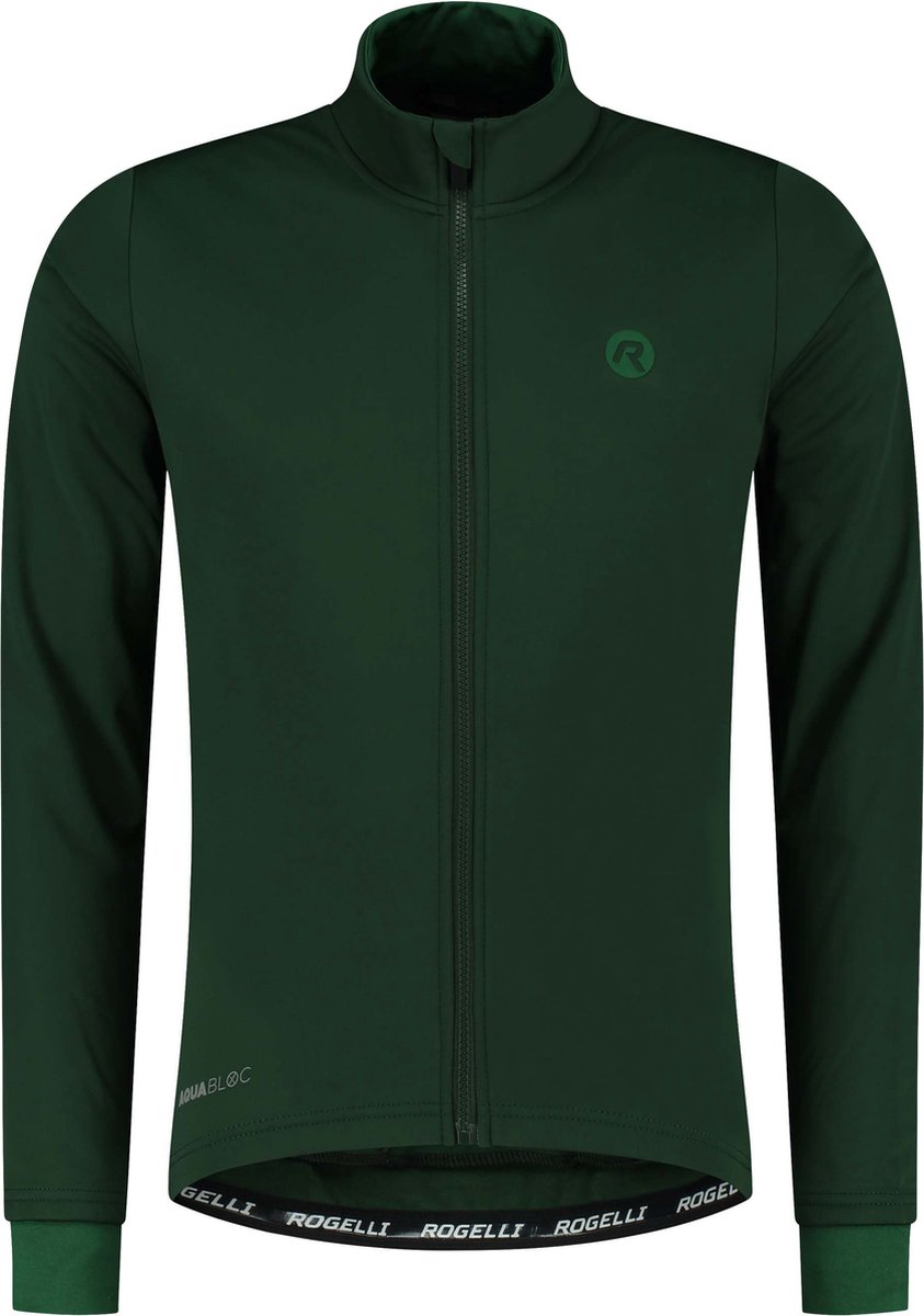 Rogelli essential fietsjack winter - heren - leger groen - maat xl