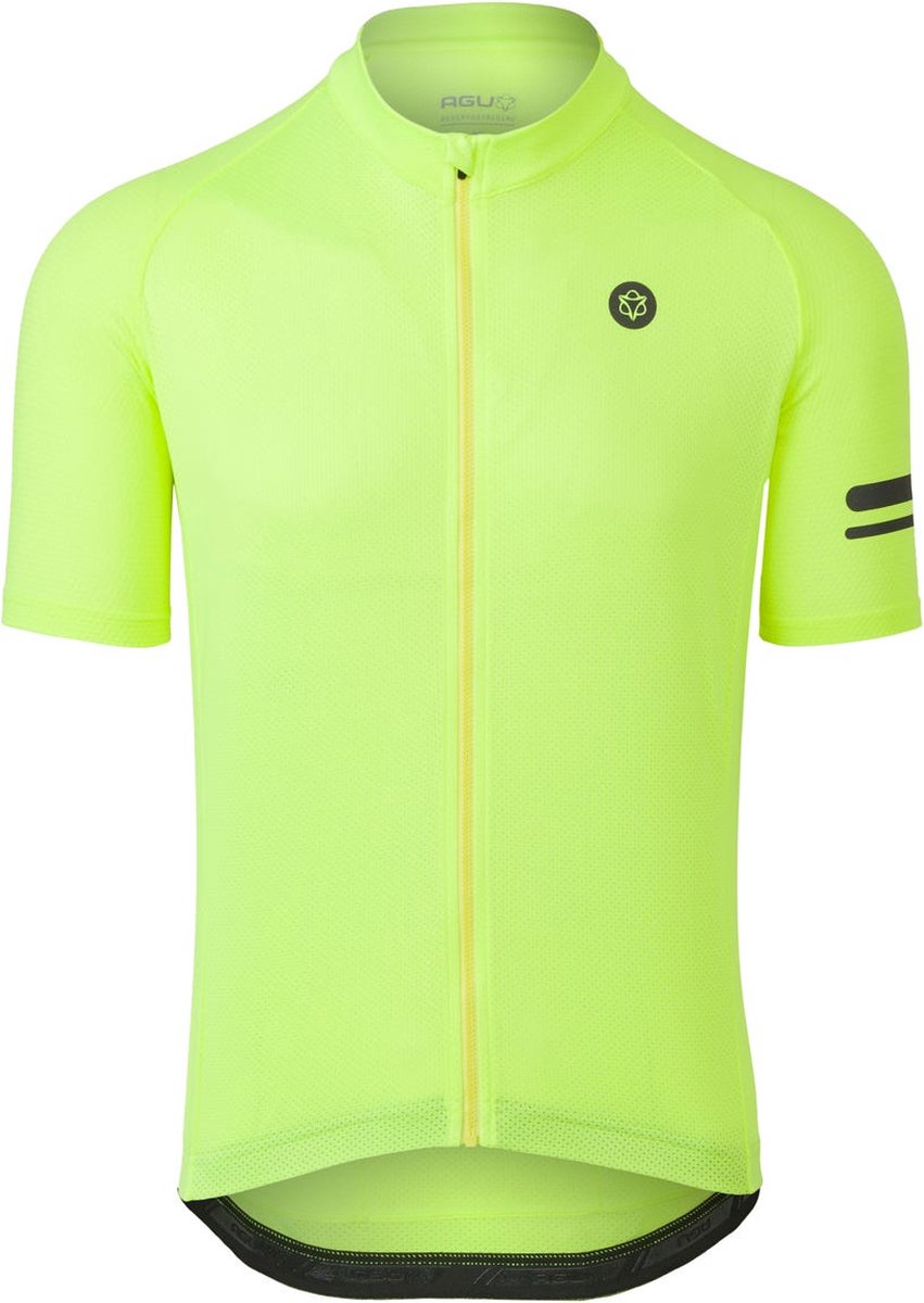 Agu core fietsshirt ss essential heren yellow neon