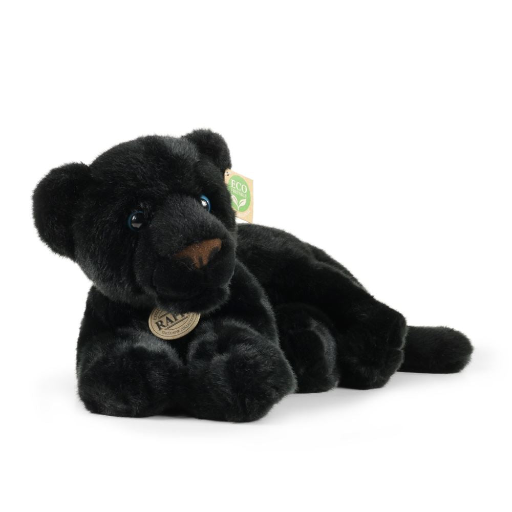Pluche zwarte panter 40 cm eco-vriendeli