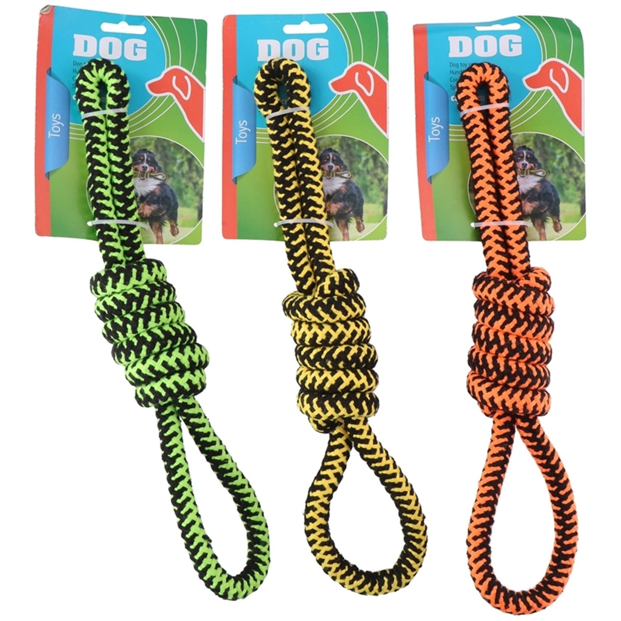 Pet speeltouw voor honden 37cm