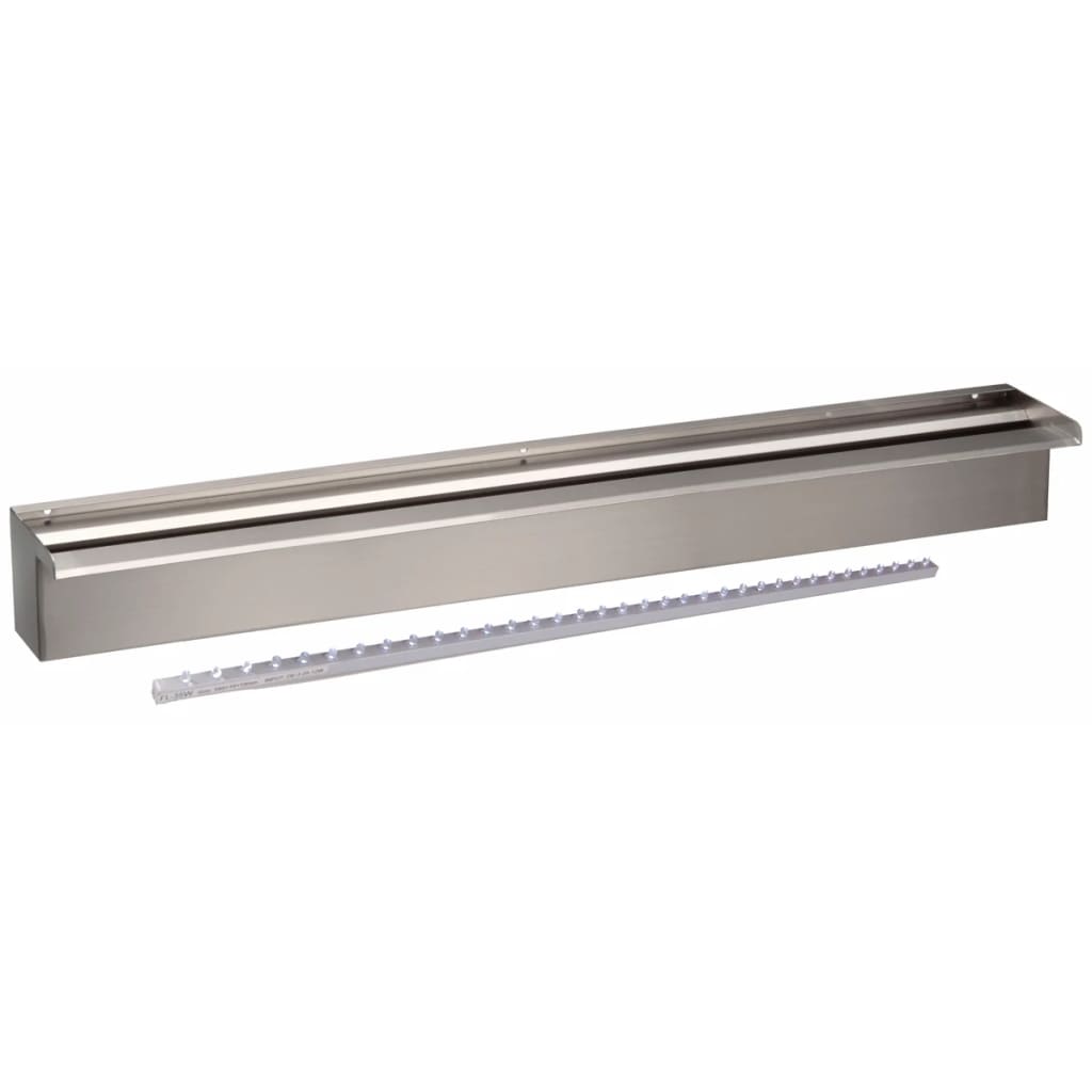 Ubbink niagara waterval met led-verlichting 90 cm roestvrij staal