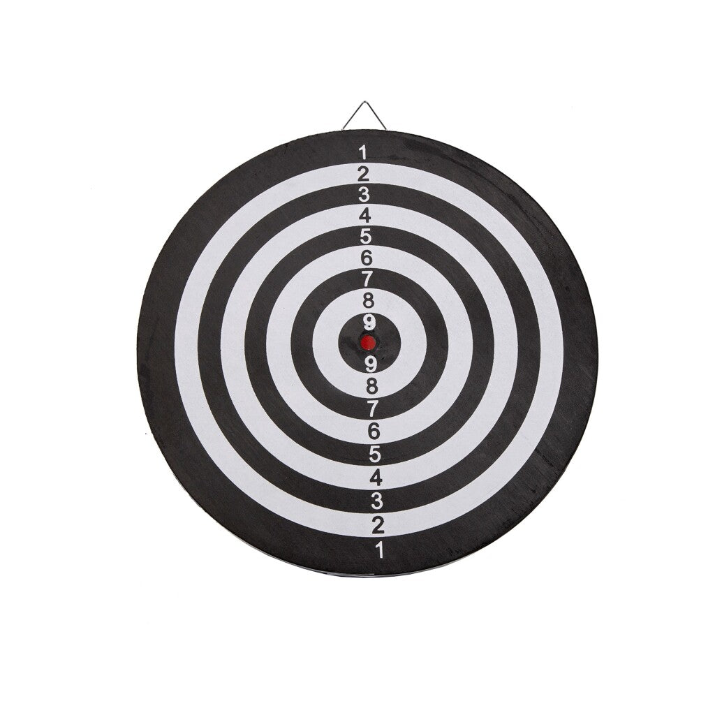 Basic dartbord 37.5 cm met 6 darts