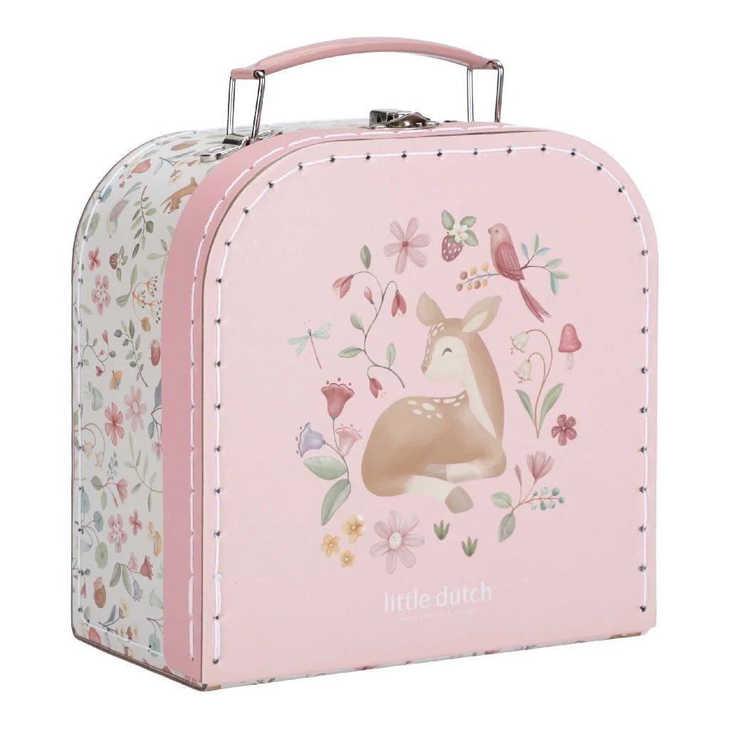Rubo toys little dutch fairy garden tinnen theeservies in koffer