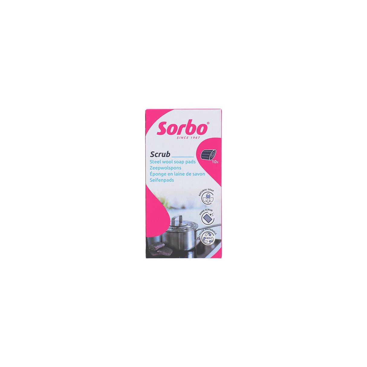 Sorbo zeepwolsponsjes 10 stuks