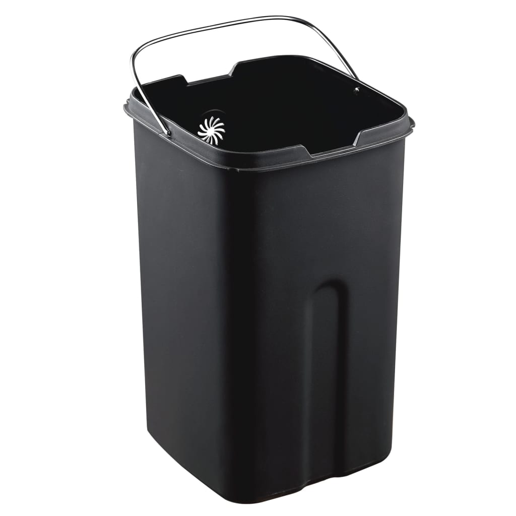 Eko afvalbak laguna 35 l matzilverkleurig