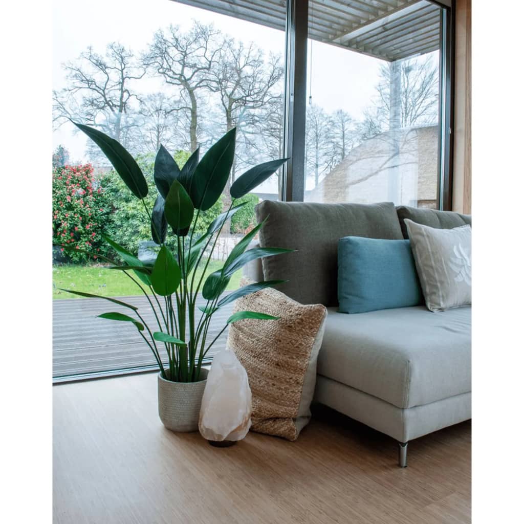 Emerald kunstplant heliconia plant groen 125 cm 419837