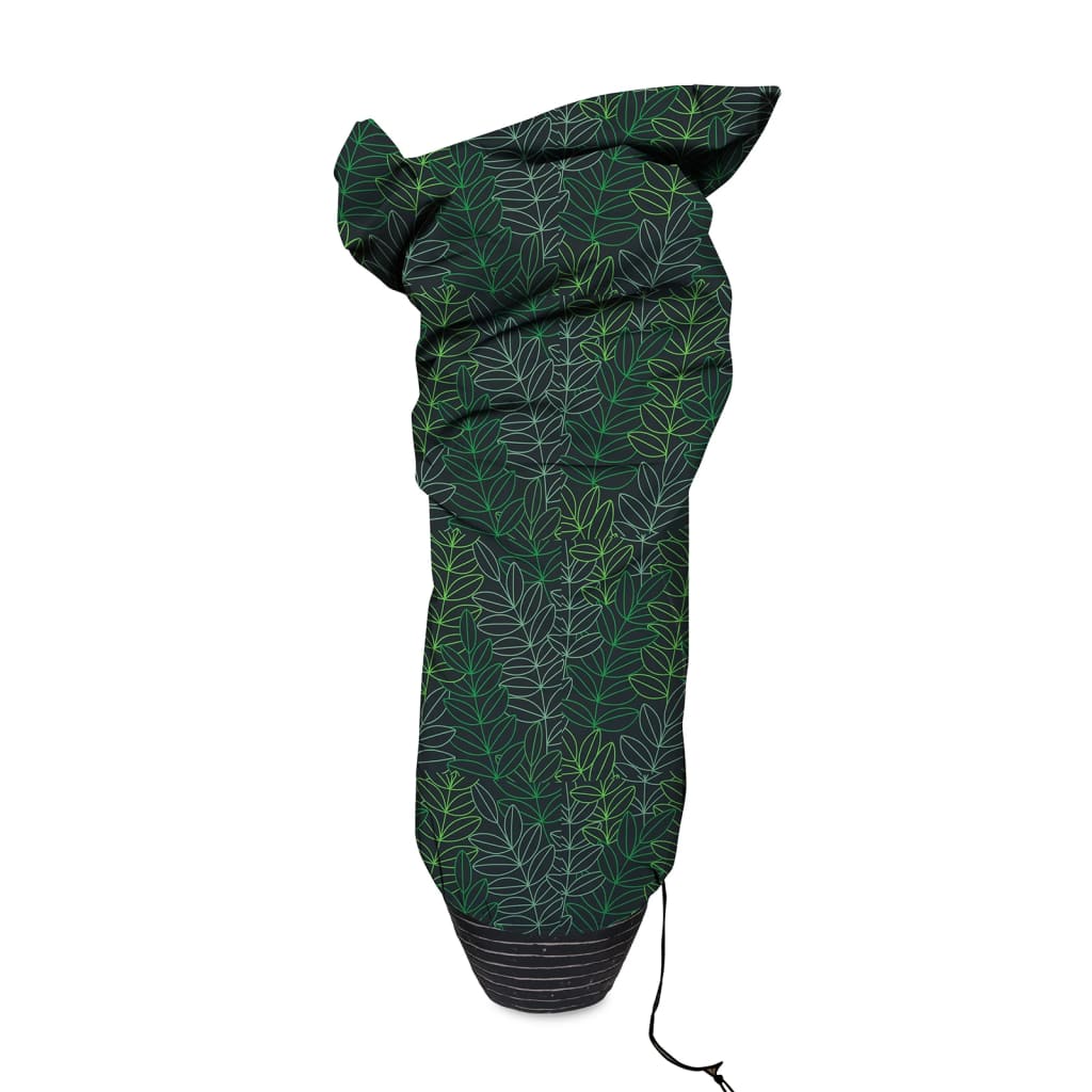 Capi plantenhoes klein 75x150 cm zwarte en groene print