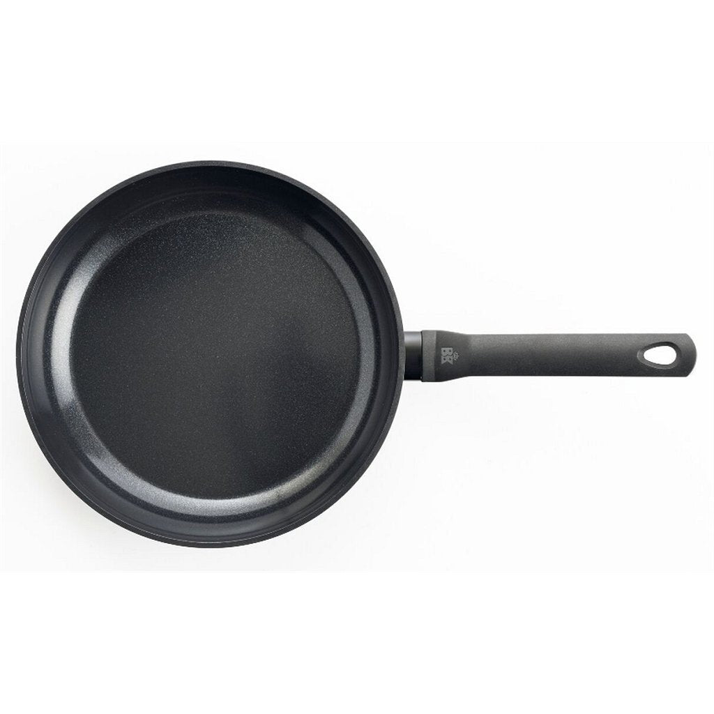Bk easy induction koekenpan 20cm - pfas-vrije antikleeflaag - koekenpan inductie - keramische pan - ovenbestendig tot 160°c - koudgrepen - zwart
