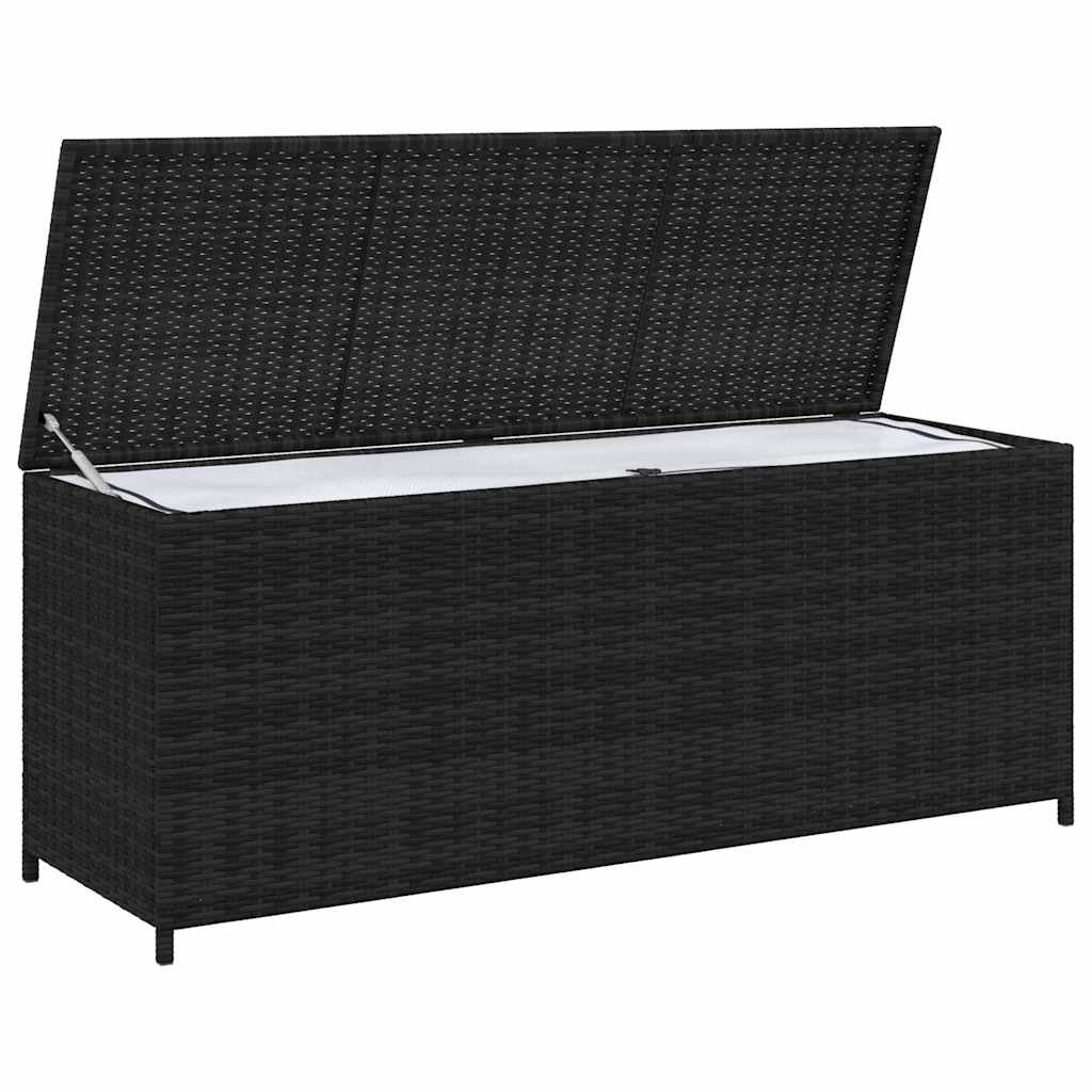 Vidaxl tuinbox 150x50x60 cm poly rattan zwart