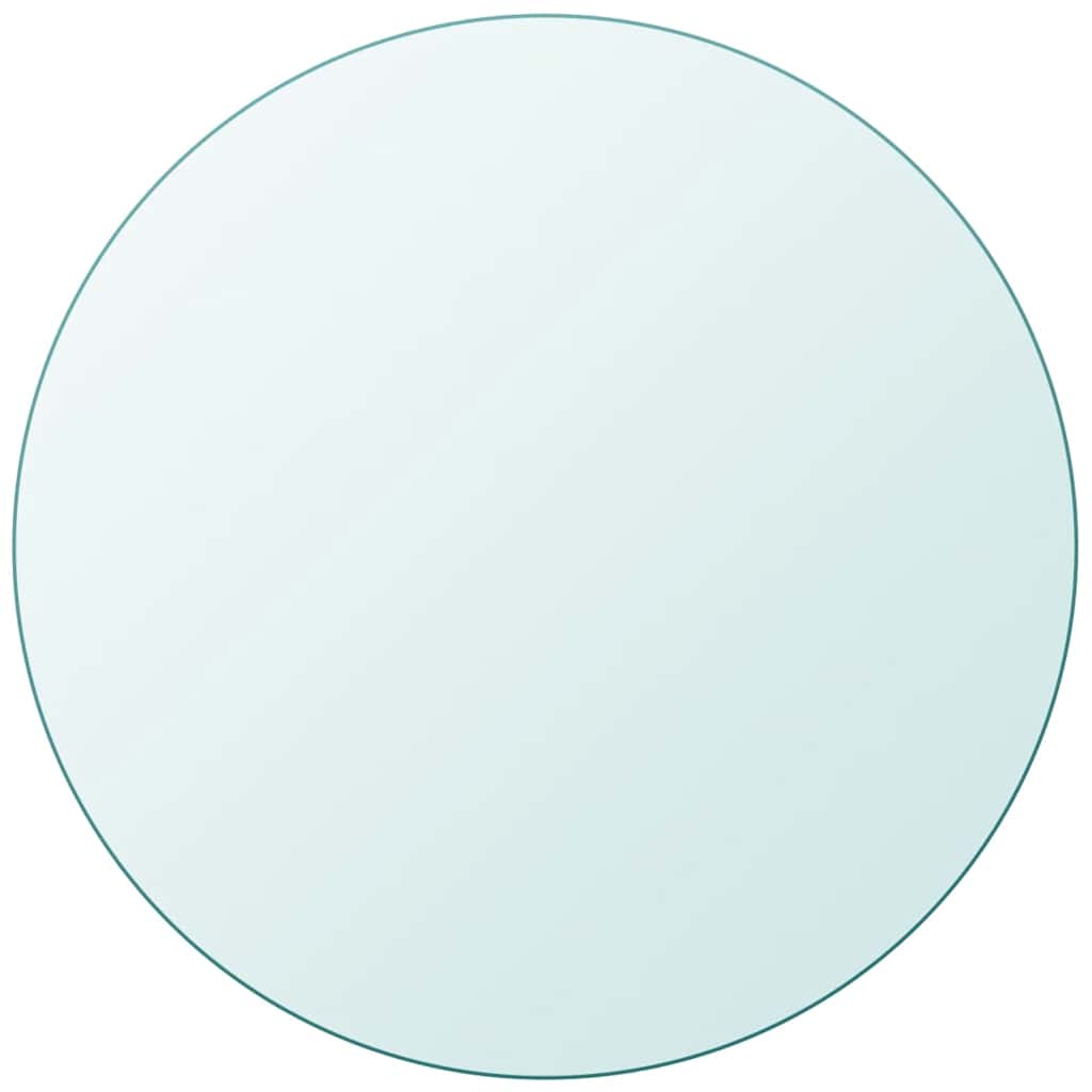Vidaxl tafelblad van gehard glas 400 mm rond