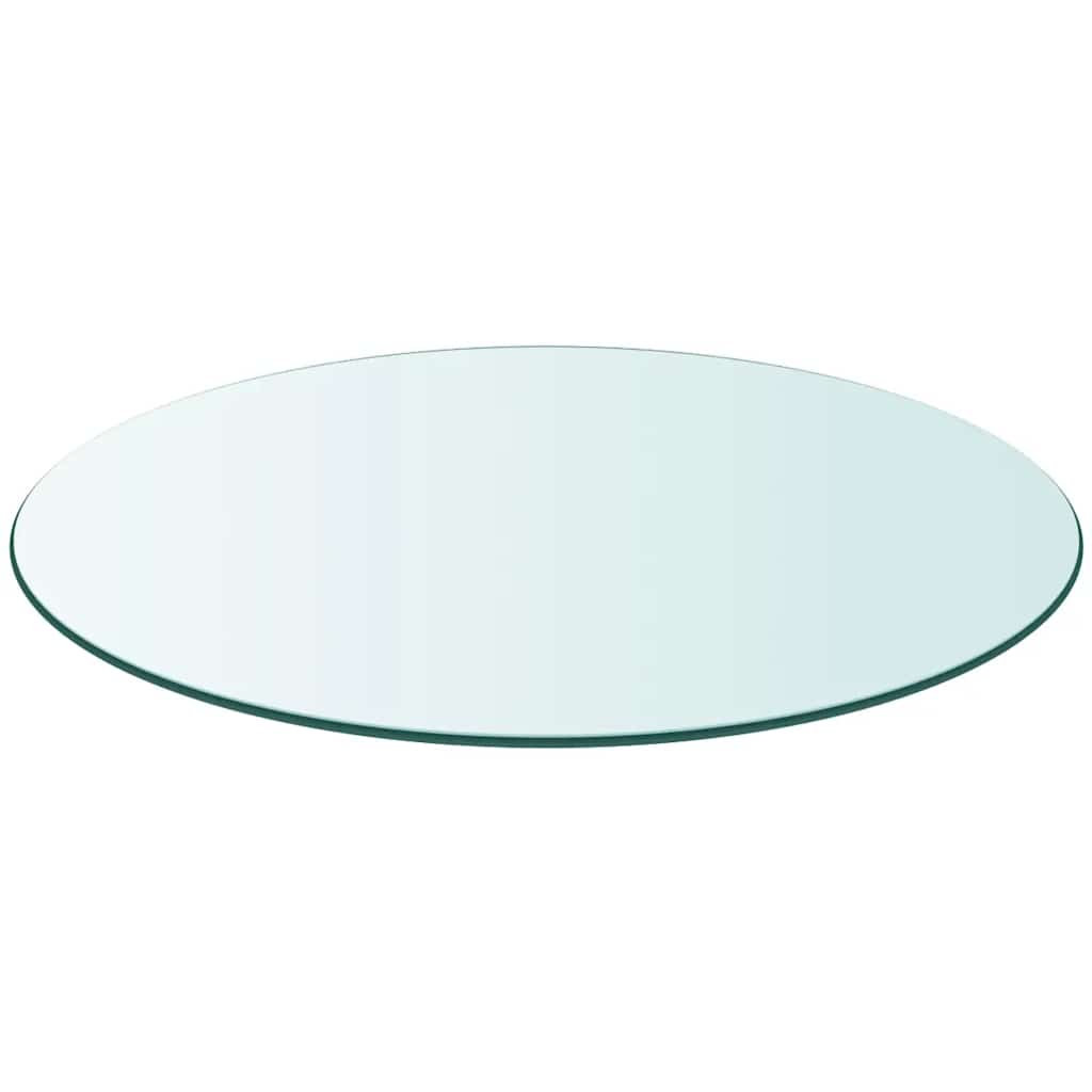 Vidaxl tafelblad van gehard glas 600 mm rond