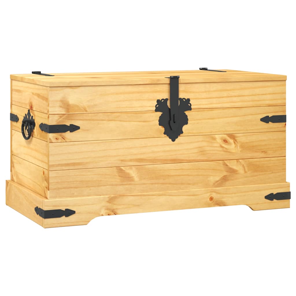 Vidaxl opbergkist mexicaans grenenhout corona-stijl 91x49,5x47 cm