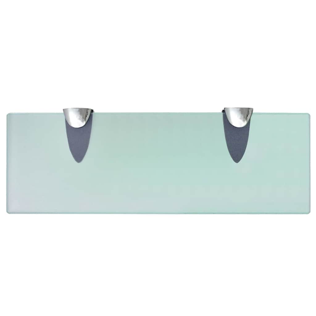 Vidaxl zwevend schap 30x10 cm 8 mm glas