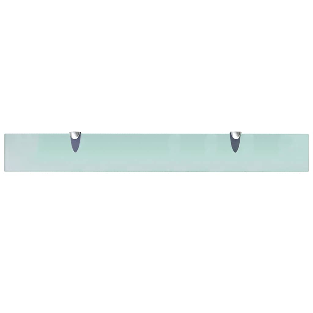 Vidaxl zwevend schap 80x10 cm 8 mm glas