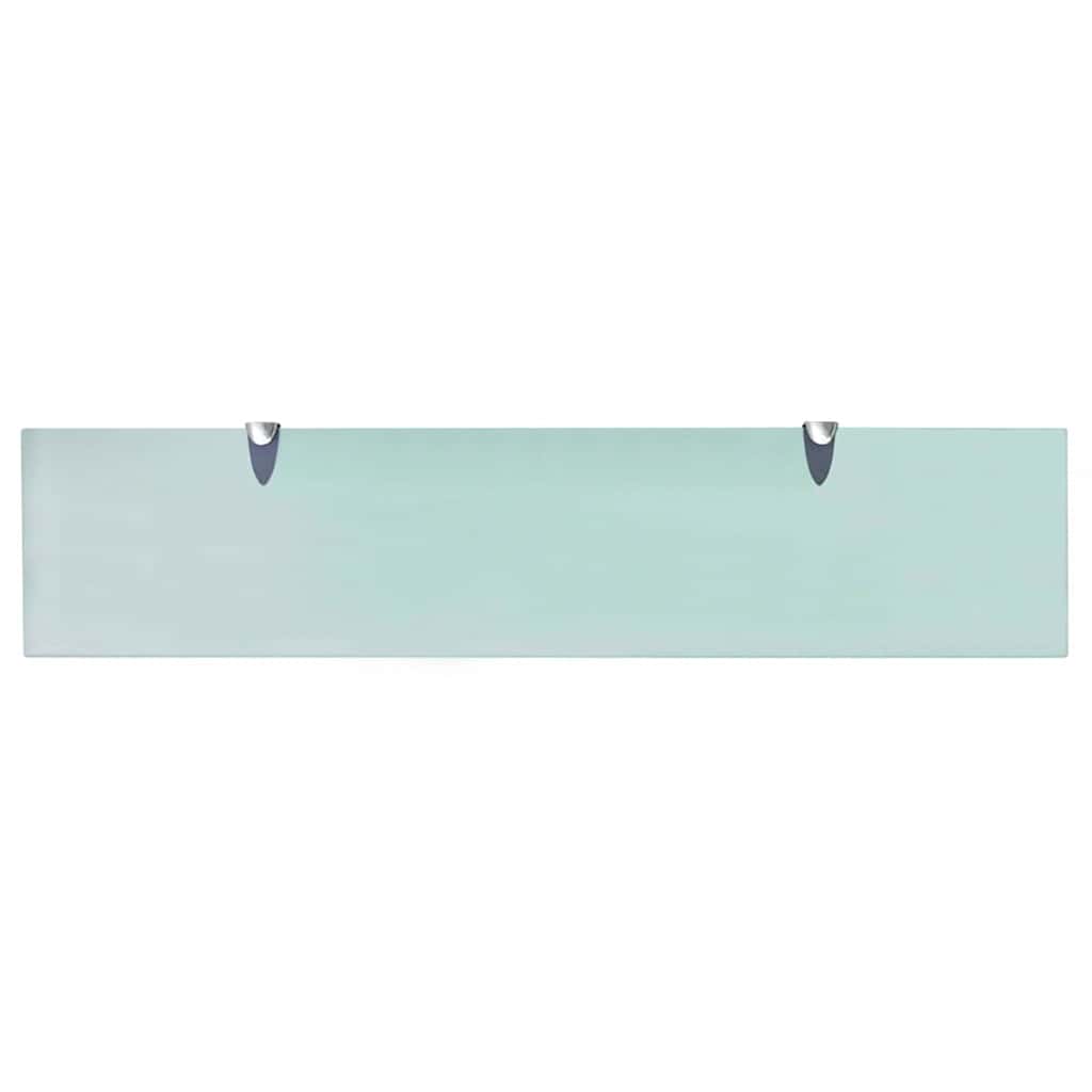 Vidaxl zwevend schap 90x20 cm 8 mm glas