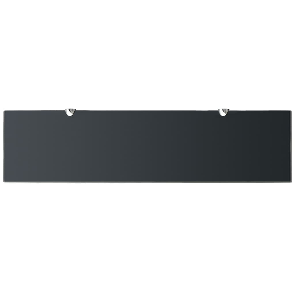 Vidaxl zwevende plank 80x20 cm 8 mm glas