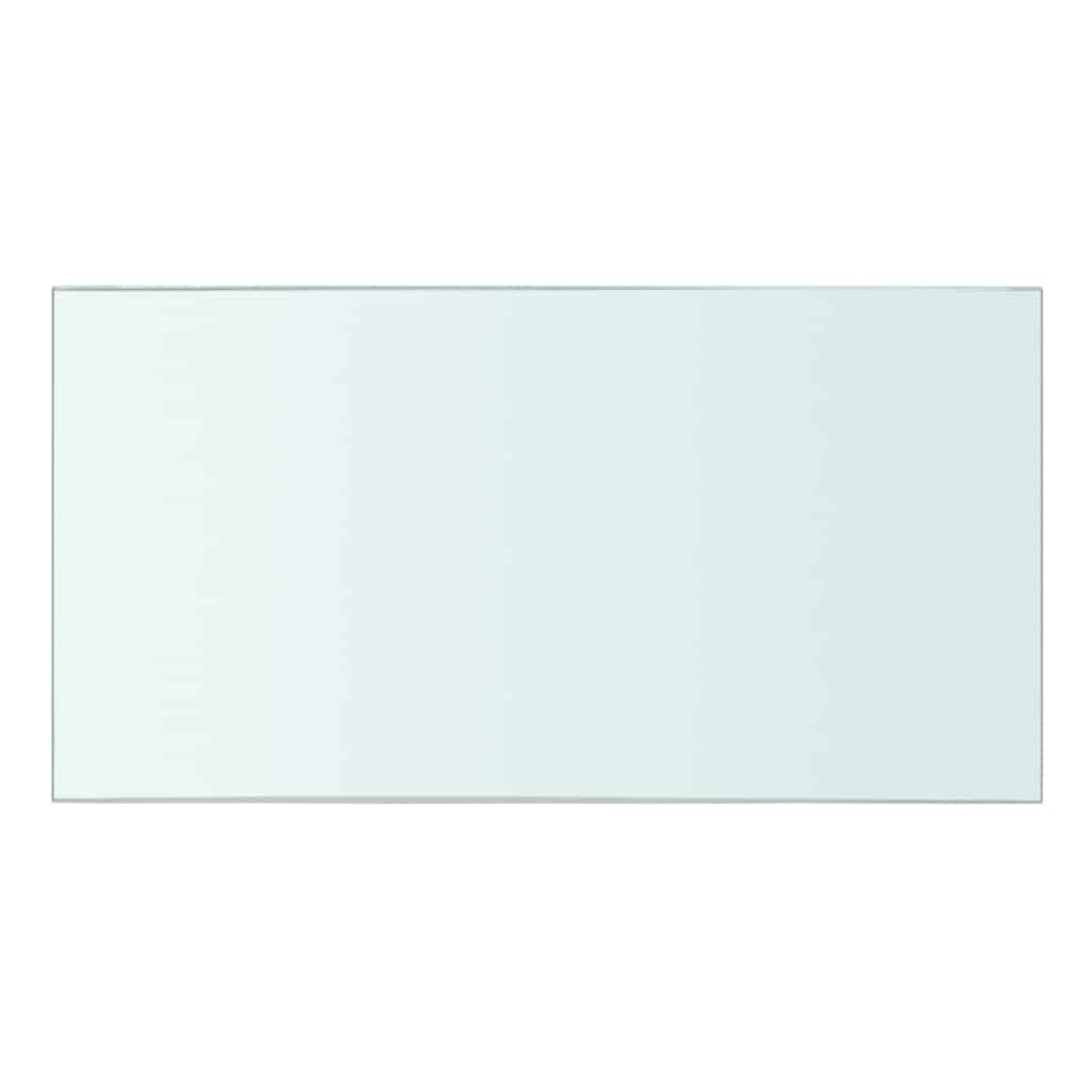 Vidaxl wandschap transparant 30x15 cm glas