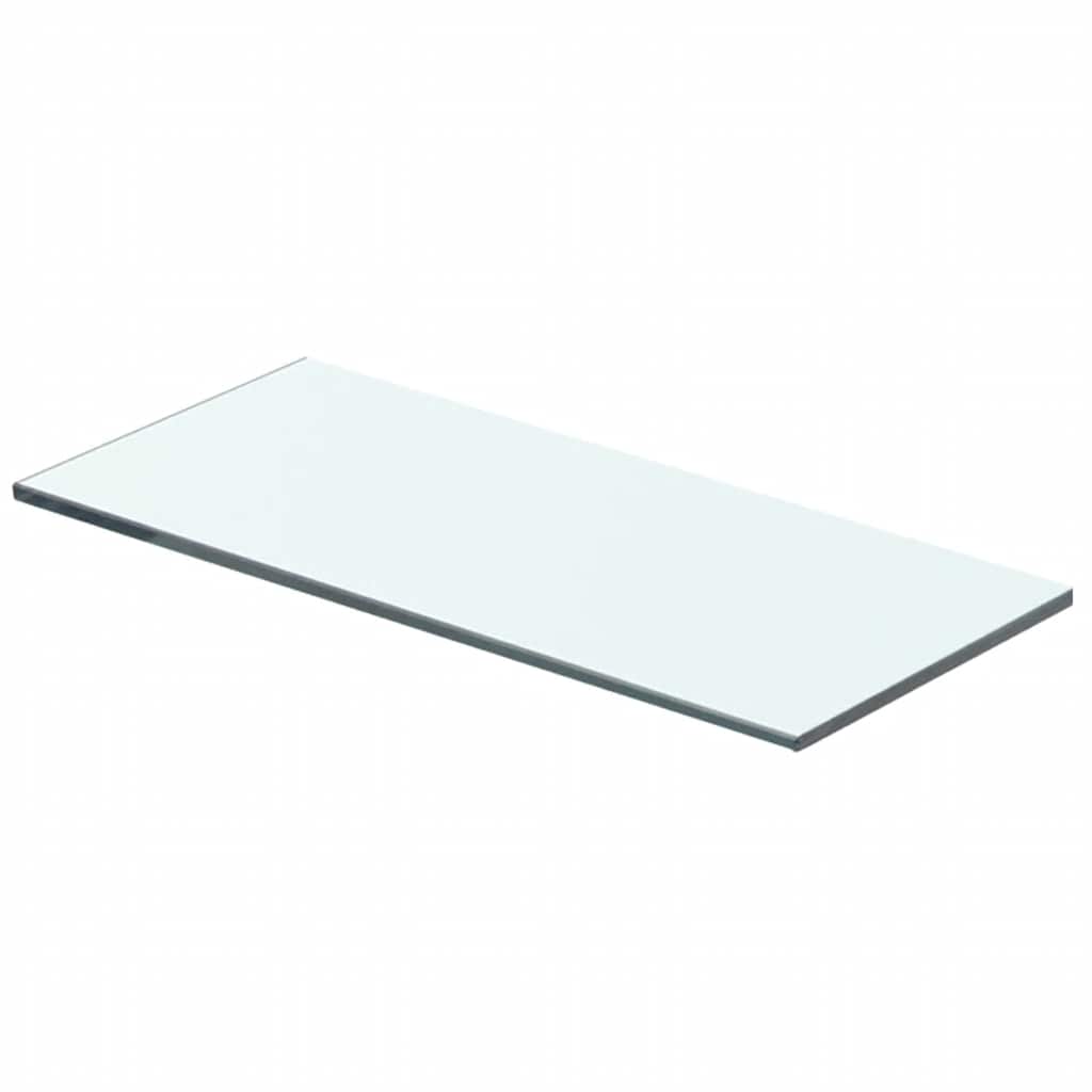Vidaxl wandschap transparant 40x12 cm glas