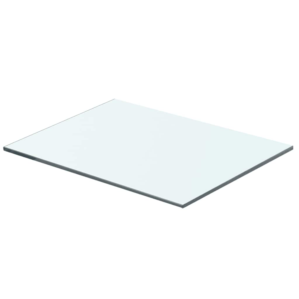 Vidaxl wandschap transparant 40x25 cm glas