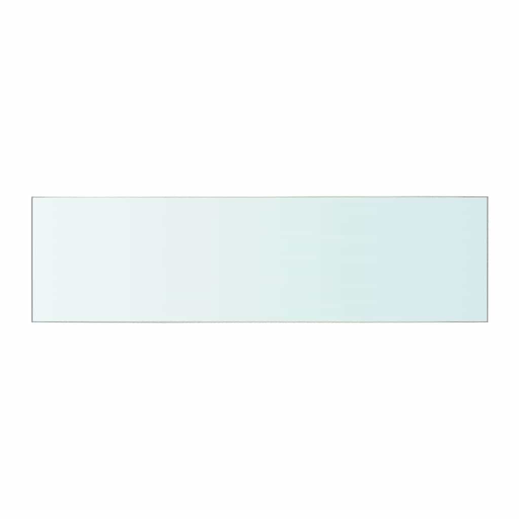 Vidaxl wandschap transparant 50x12 cm glas