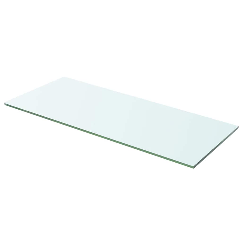 Vidaxl wandschap transparant 60x20 cm glas