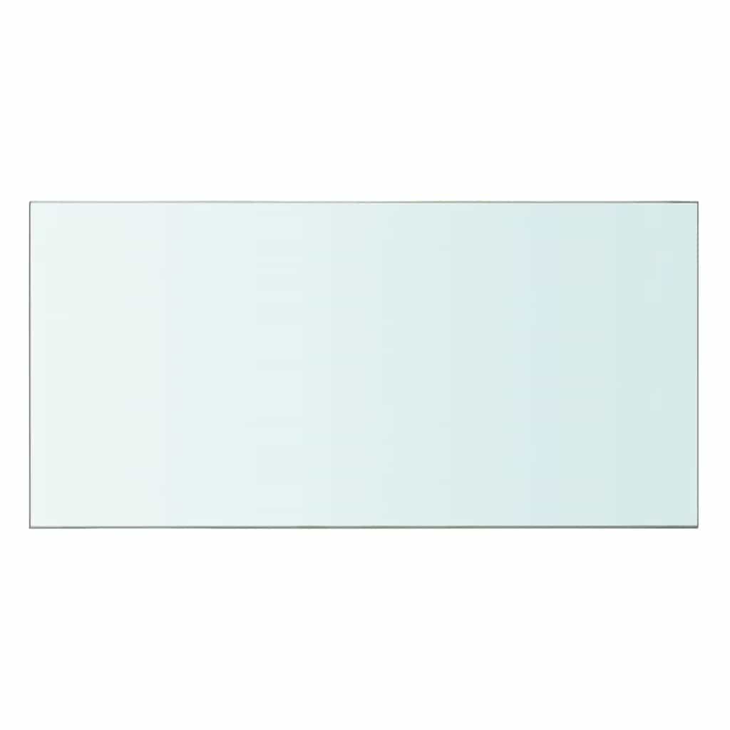Vidaxl wandschap transparant 60x30 cm glas