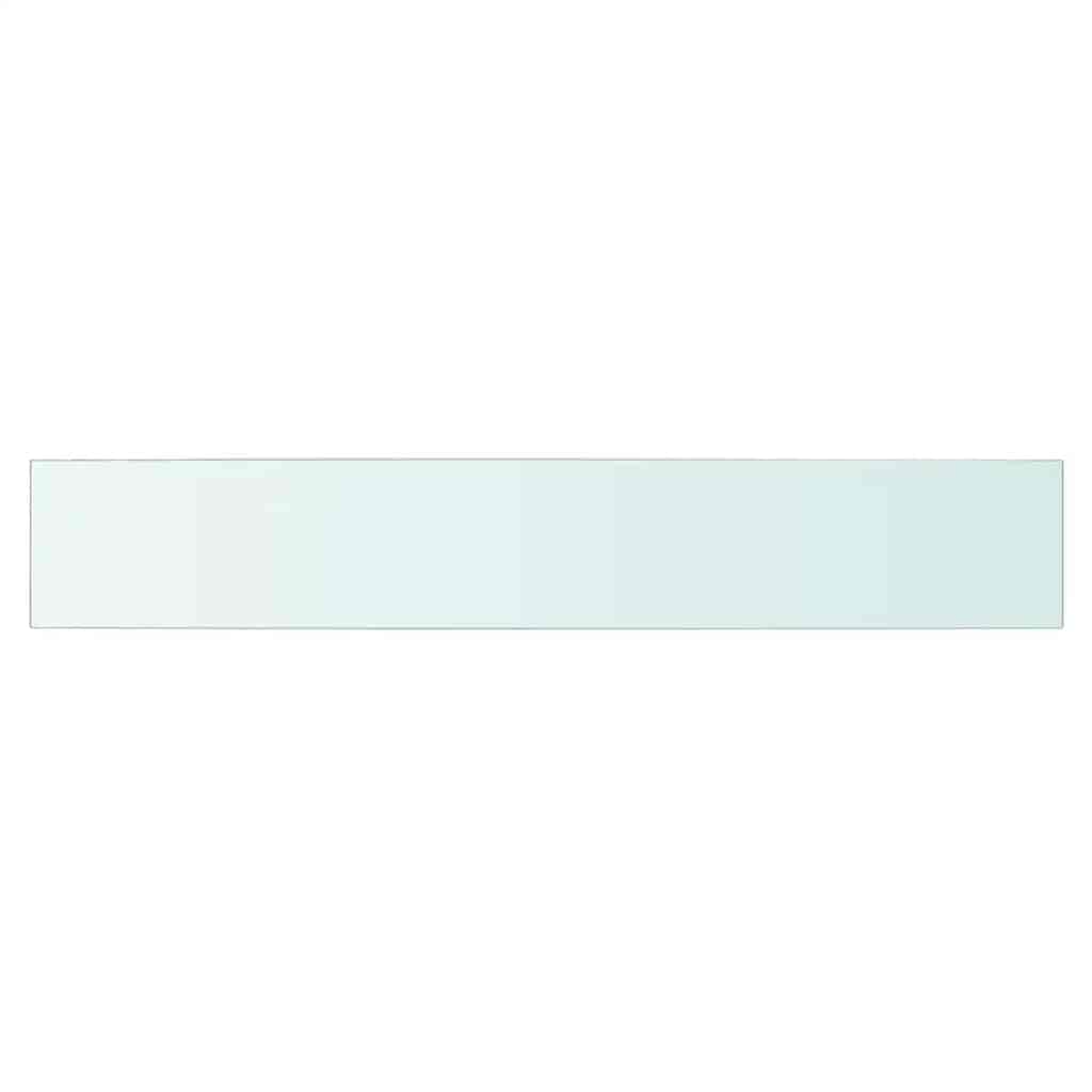 Vidaxl wandschap transparant 90x15 cm glas
