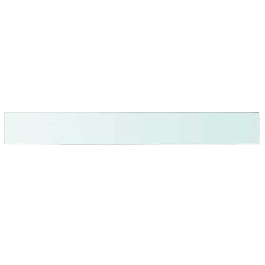 Vidaxl wandschap transparant 100x12 cm glas