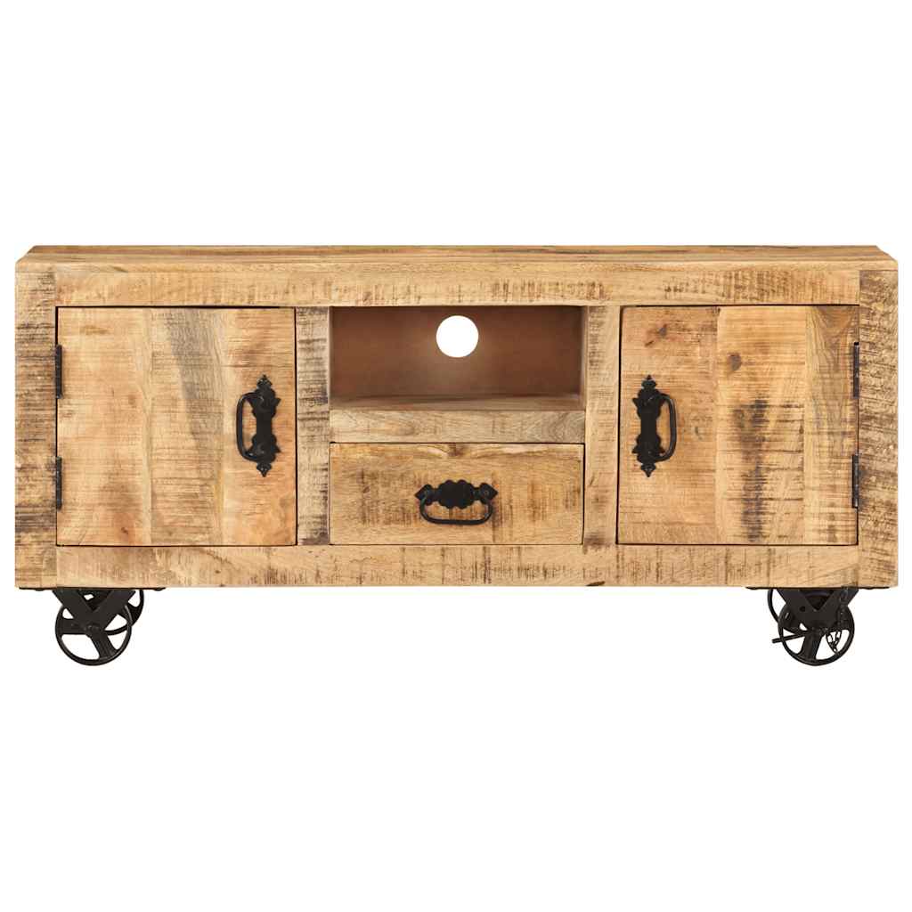 Vidaxl tv-meubel 110x30x50 cm ruw mangohout