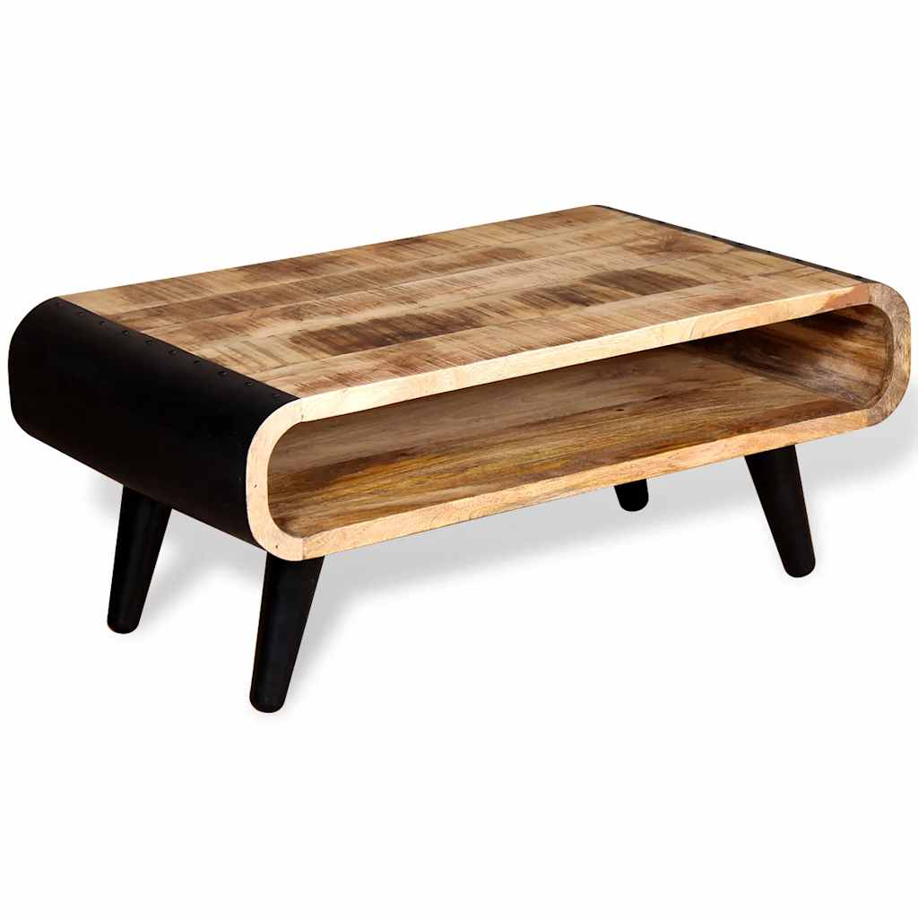 Vidaxl salontafel 90x55x39 cm ruw mangohout