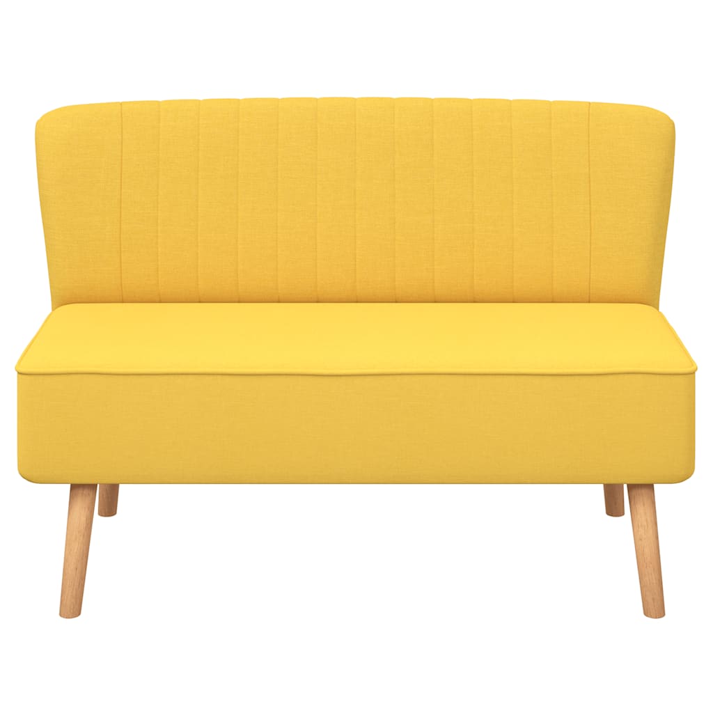 Vidaxl bank 117x55,5x77 cm stof geel
