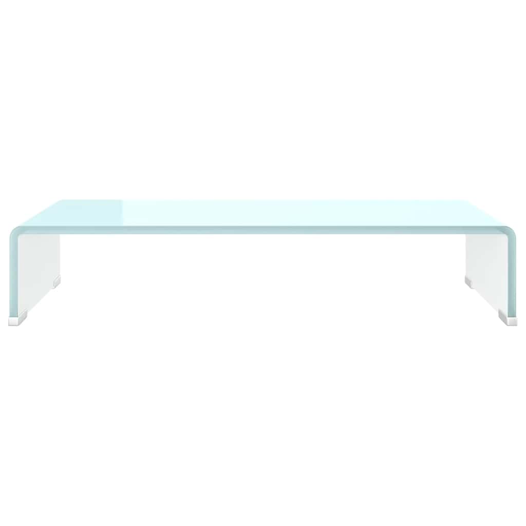Vidaxl tv-meubel monitorverhoger 60x25x11 cm glas groen groen