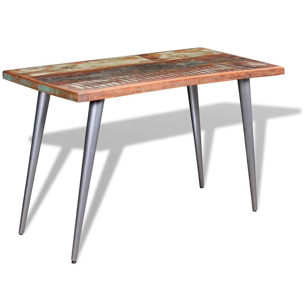 Vidaxl eettafel 120x60x76 cm massief gerecycled hout