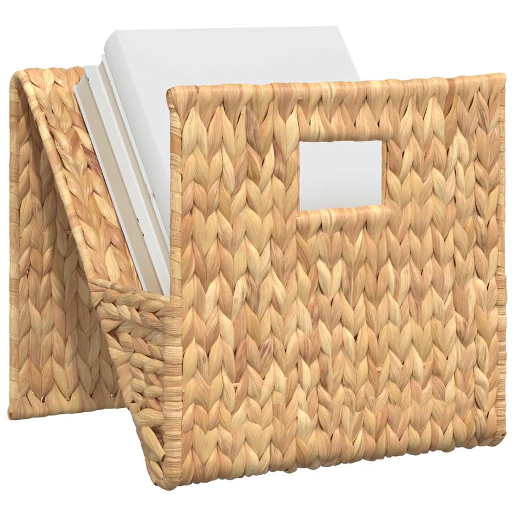 Vidaxl tijdschrifthouder 31x31x31 cm waterhyacint
