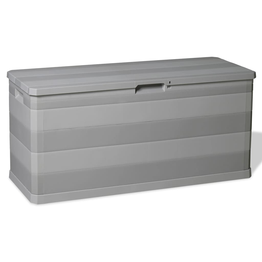 Vidaxl tuinbox 117x45x56 cm grijs