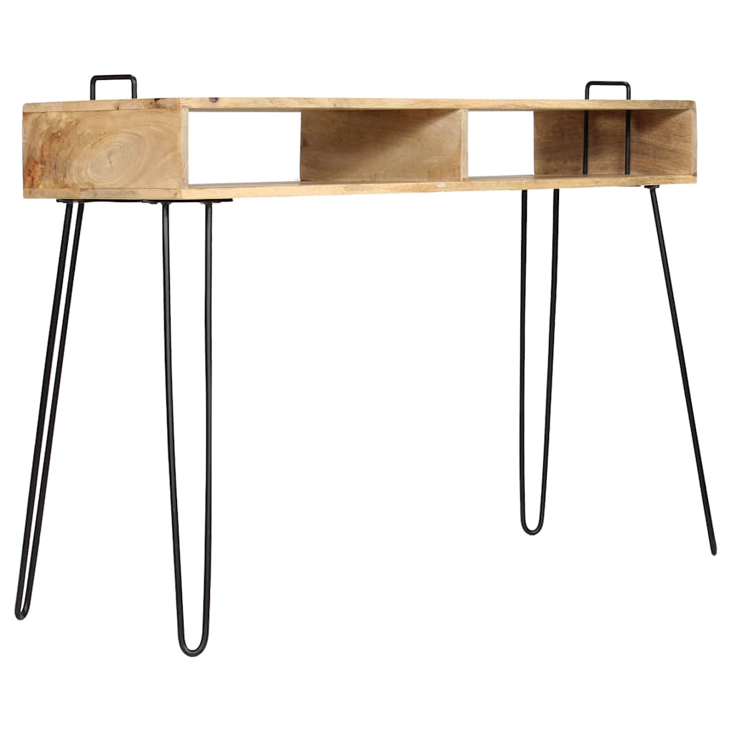 Vidaxl wandtafel 115x35x76 cm massief mangohout