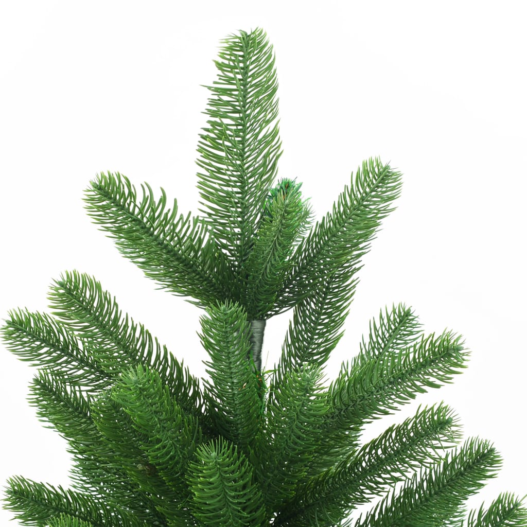 VidaXL Kunstkerstboom met levensechte naalden 210 cm groen