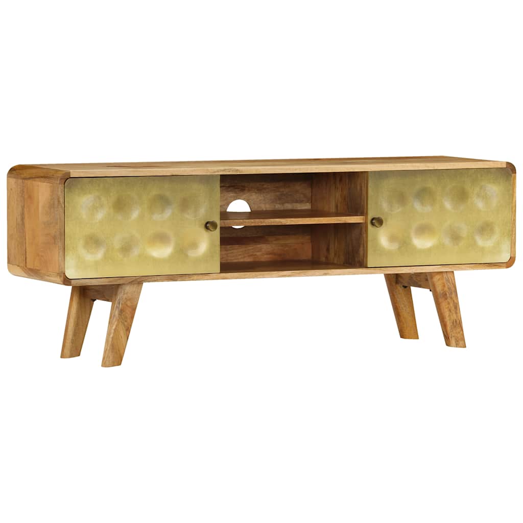 Vidaxl tv-meubel 120x30x45 cm massief mangohout