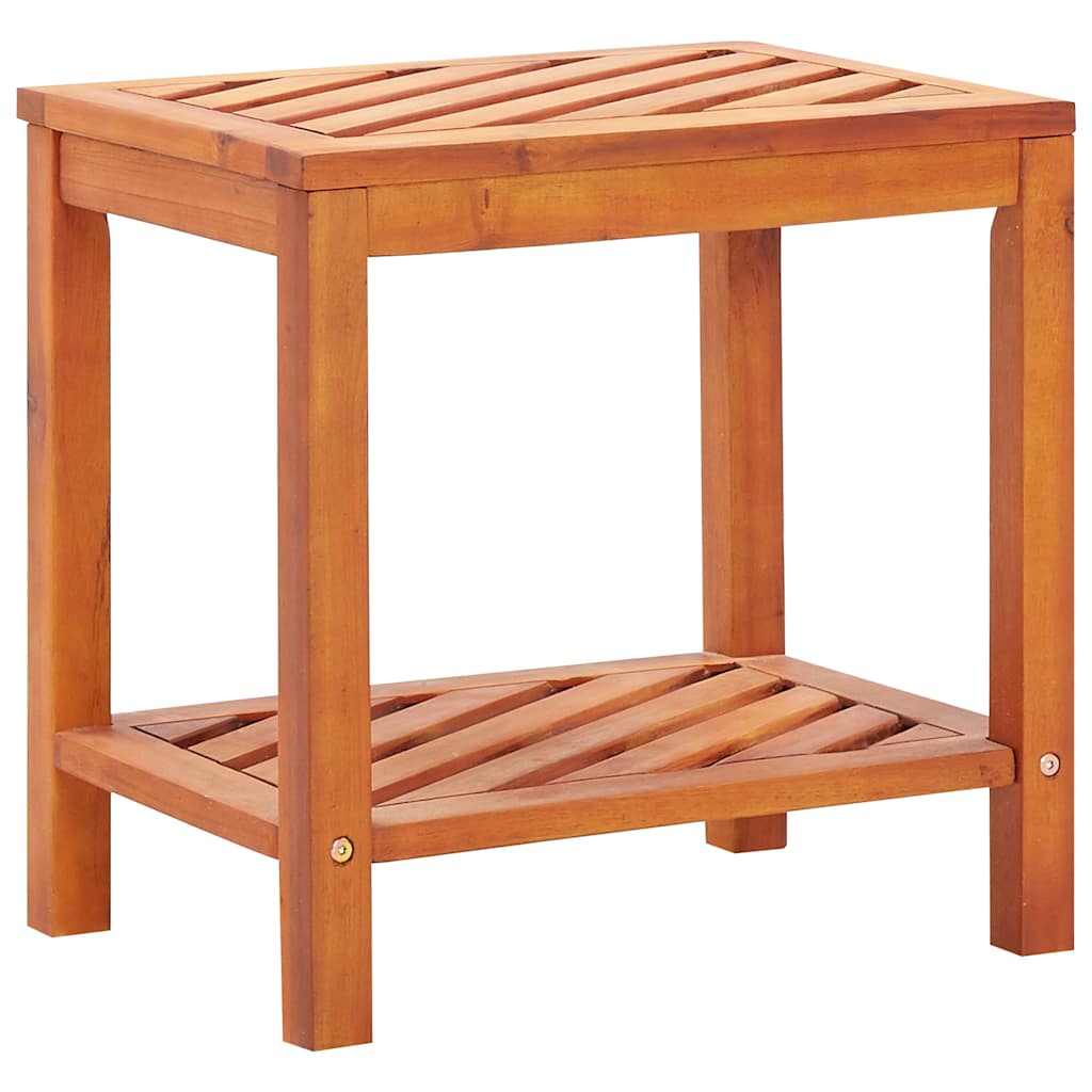 Vidaxl bijzettafel 45x33x45 cm massief acaciahout