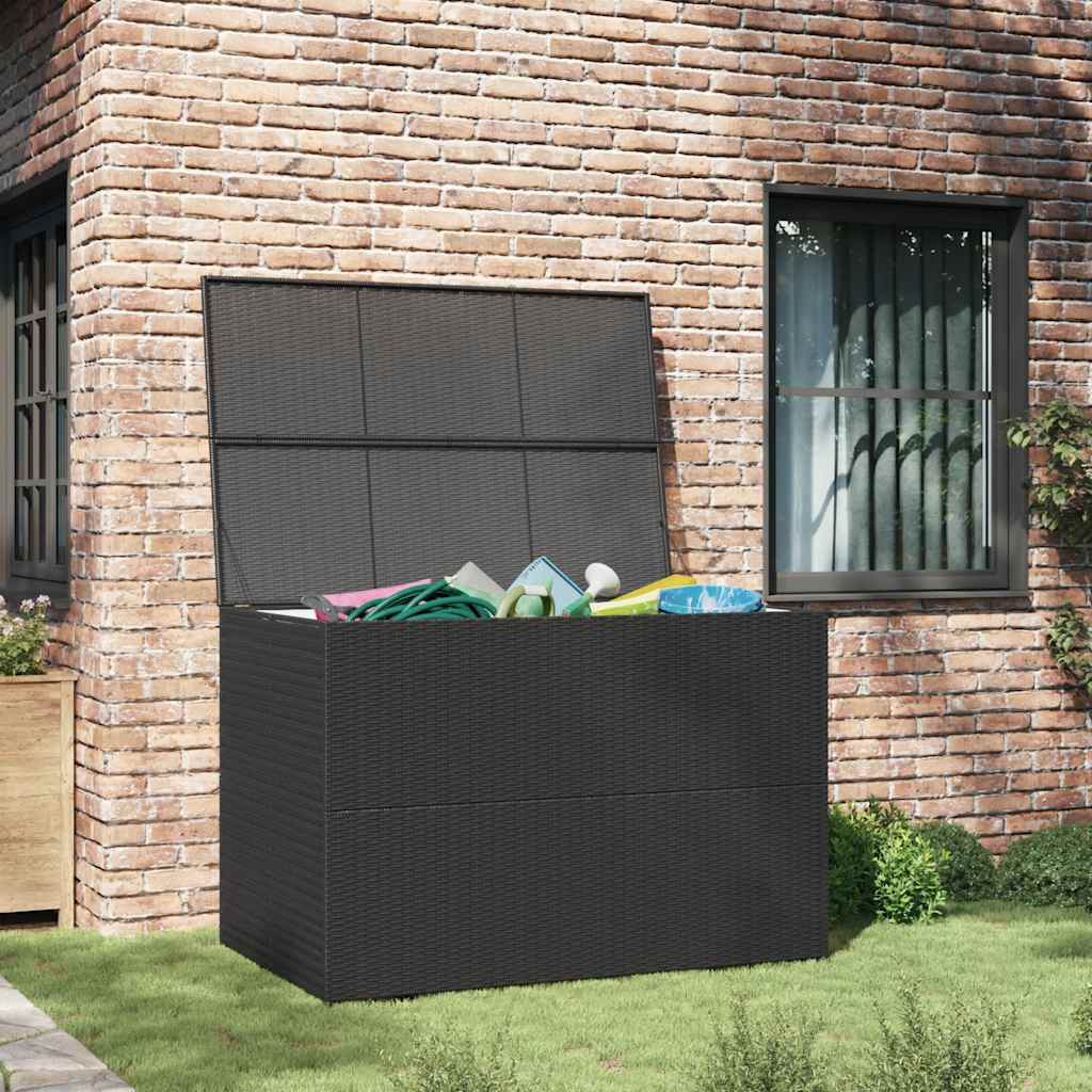 Vidaxl tuinbox 150x100x100 cm poly rattan zwart