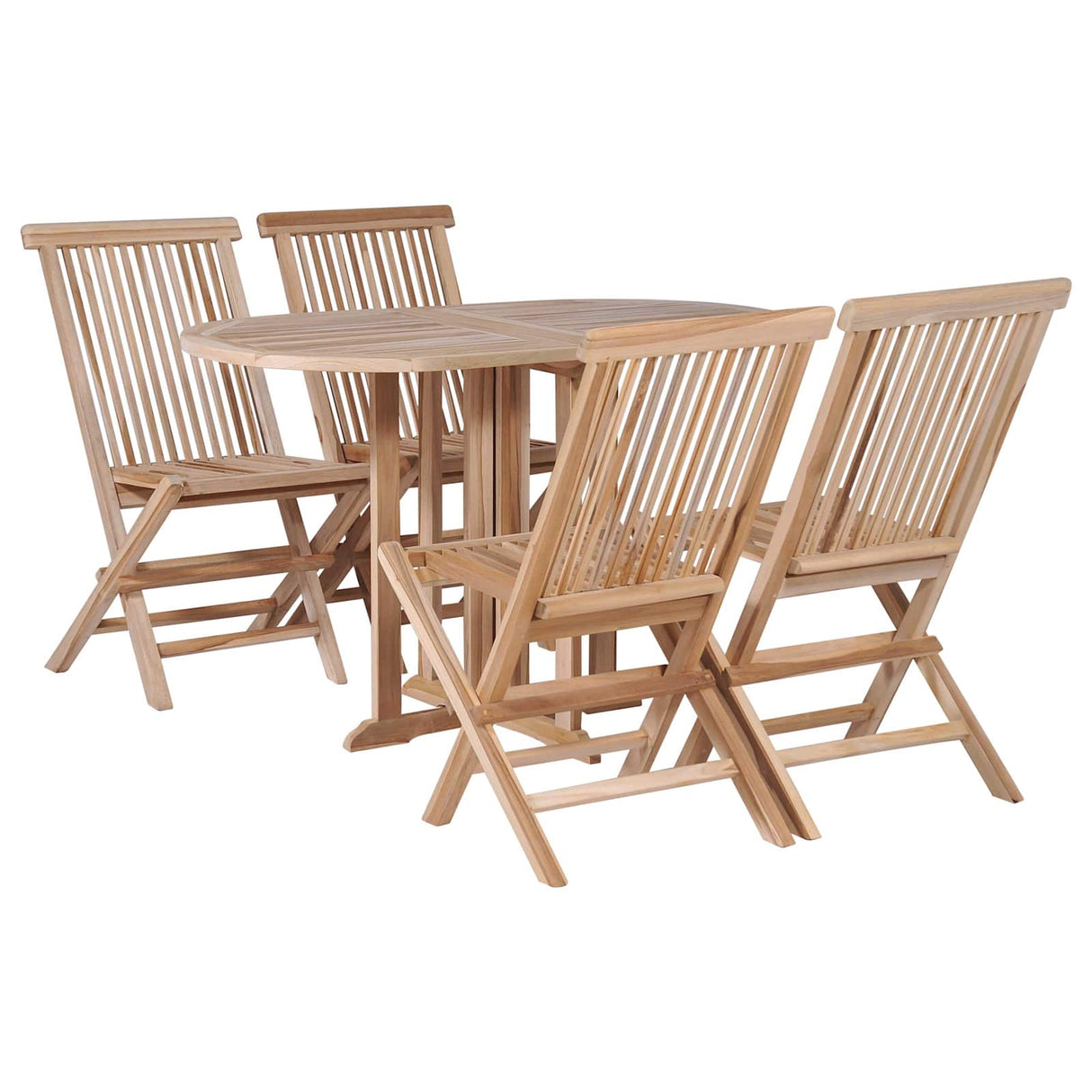 Vidaxl meubelset 5 pcs bruin