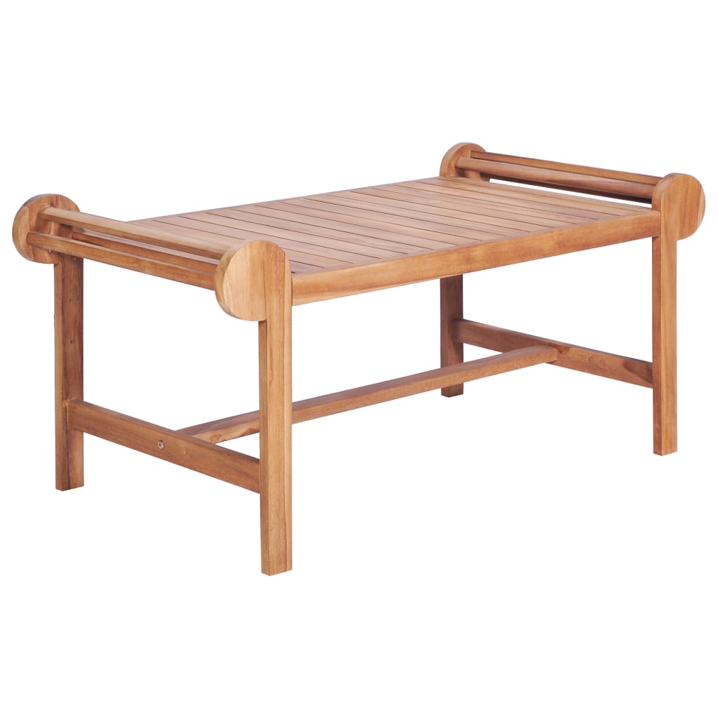 Vidaxl salontafel 100x50x45 cm massief teakhout