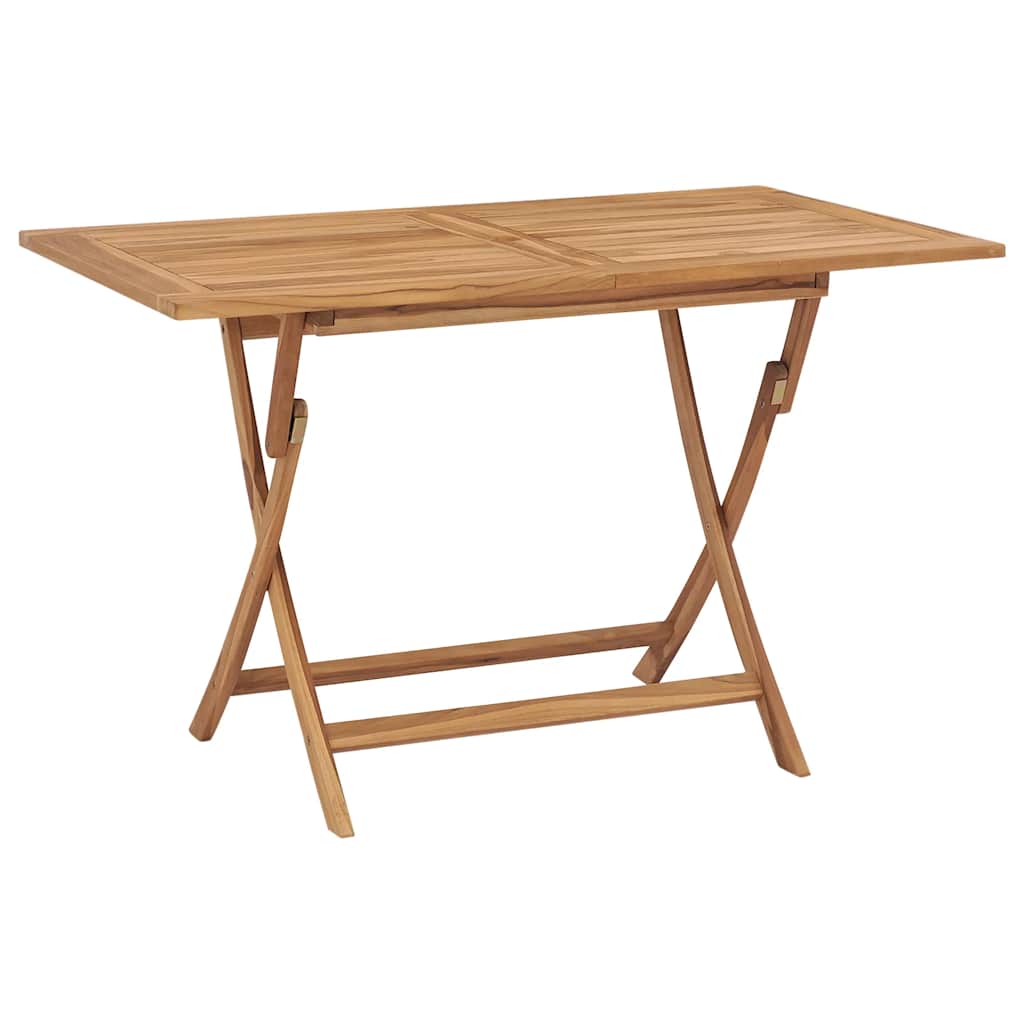 Vidaxl tuintafel inklapbaar 120x70x75 cm massief teakhout