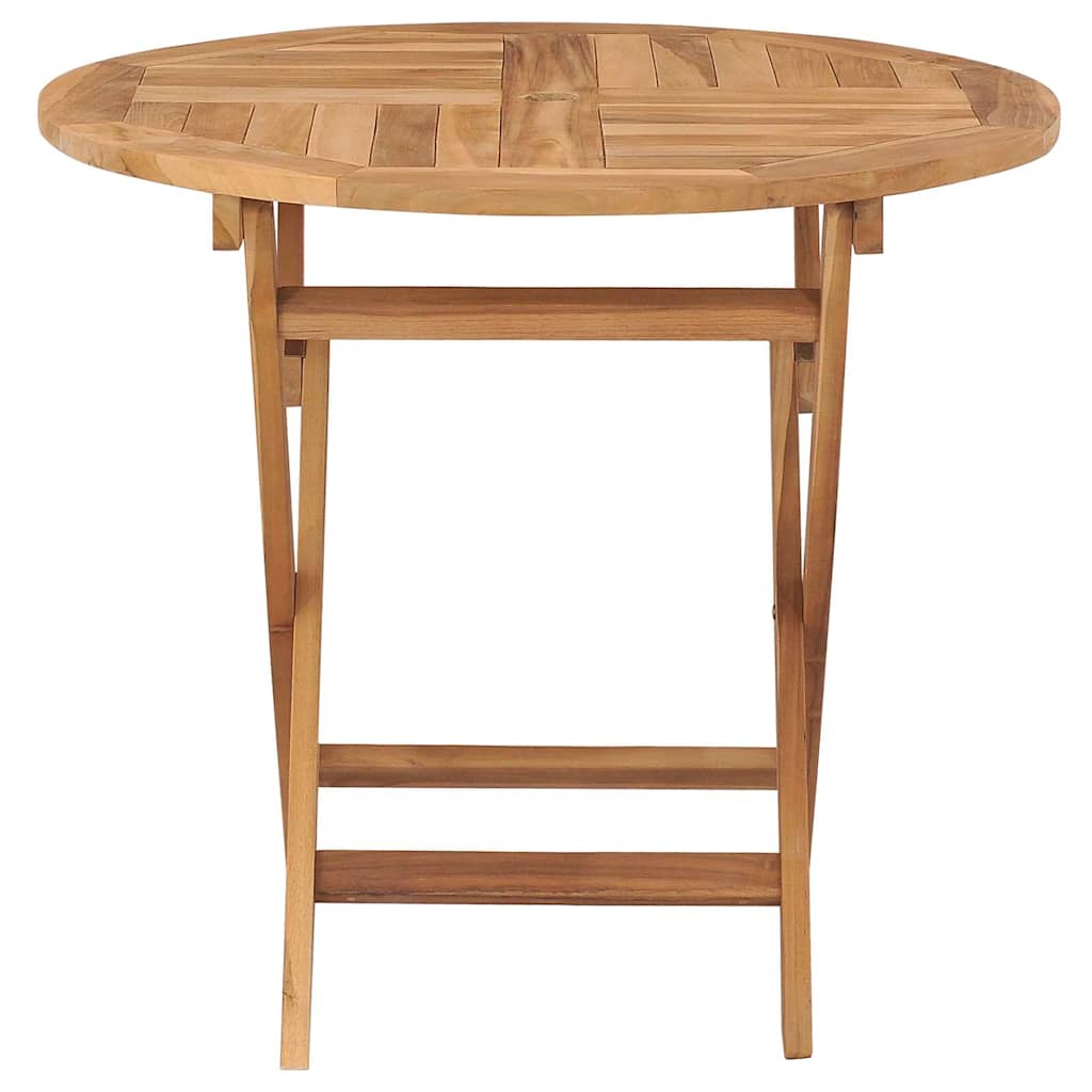 Vidaxl tuintafel inklapbaar 85x76 cm massief teakhout