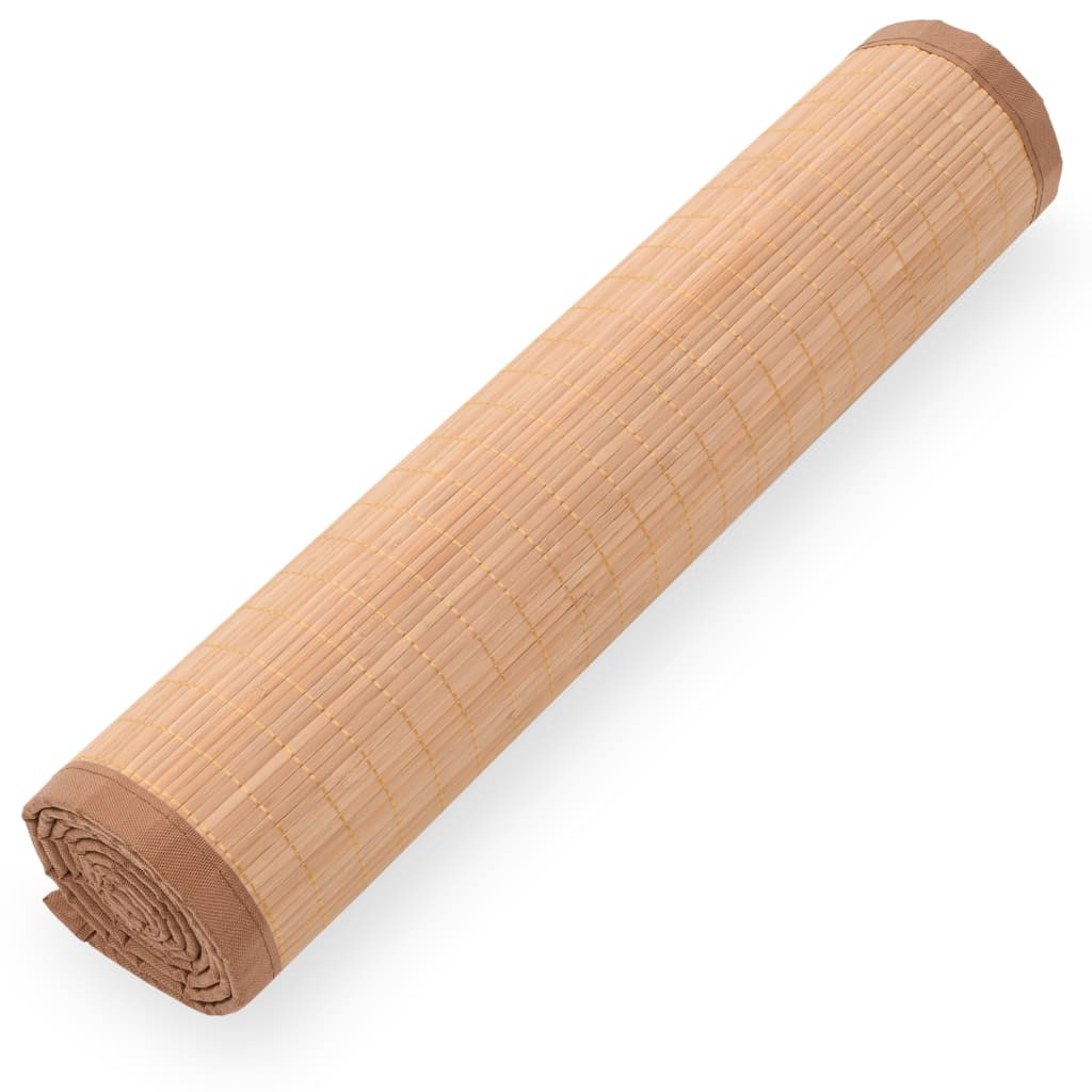 Vidaxl yogamat 60x180 cm bamboe bruin