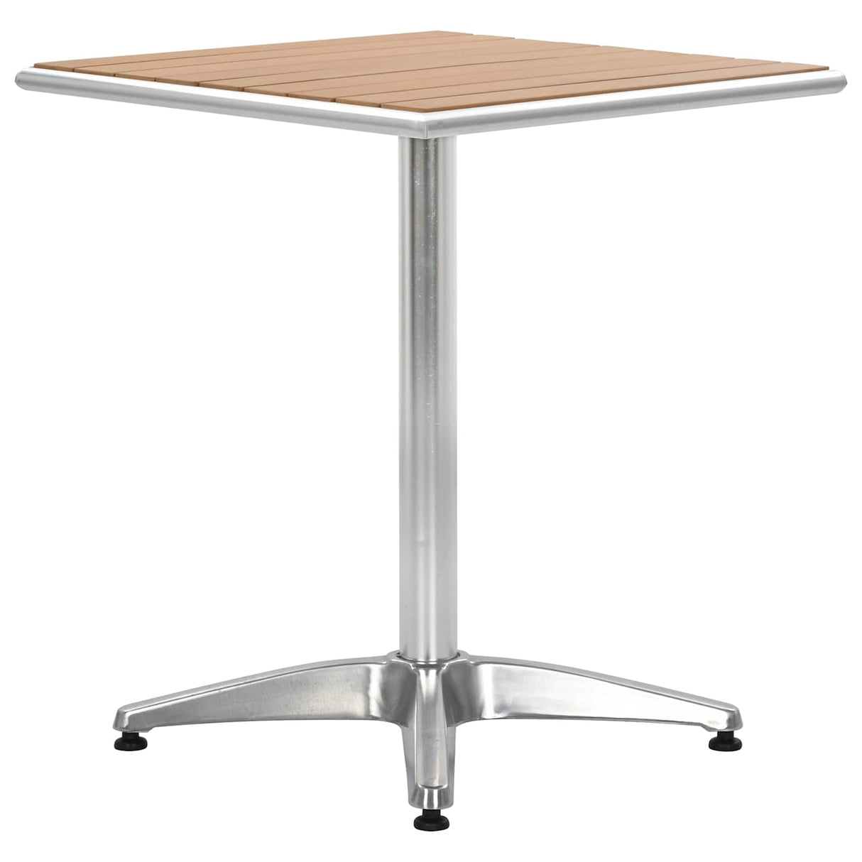 Vidaxl tafel zilver aluminium en plastic